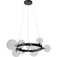 Toolight Lampe Suspendue APP1159-10CP Black
