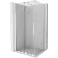 Mexen Velar cabine de douche coulissante 120 x 110 cm, Transparent, blanc - 871-120-110-01-20