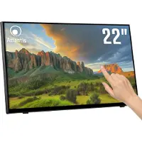 Atlantis A05-T22A-VHDM Moniteur tactile 22 pouces Noir