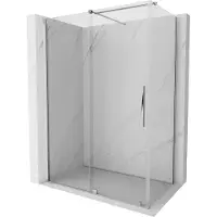 Mexen Velar cabine de douche à enrouler 150 x 85 cm, Transparent, Chrome - 871-150-085-01-01