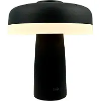 Dyberg Larsen Lampe de Table , Porter, dimmable, Noir, Salon / séjour, Métal, Scandinave