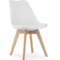 Leobert Chaise - - Mark - Blanc - 49 X 43 X 82 Cm