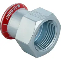 Geberit GE Mapress, acier au carbone, transition, d54 mm x Rp2, galvanisé, 1 pièce.