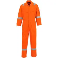 Portwest Combinaison AF73 Araflame Argent Orange Gr. 34