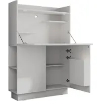 Vicco Secrétaire bureau Alena Blanc 85x27cm, Model 32502