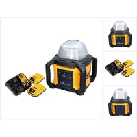 DeWalt DCL 074 D2 Projecteur de chantier sans fil Projecteur 18 V 5000 lm 4000 Kelvin + 2x batterie 2,0 Ah + chargeur