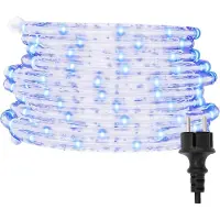 vidaXL Tuyau lumineux 480 LED blanc froid 20 m PVC 88340