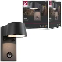 Paulmann LED Applique murale d'extérieur Capea Détecteur de mouvement àcrépusculaire (IR)