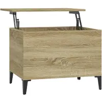 vidaXL Table basse chêne Sonoma 60x44,5x45 cm Bois composite