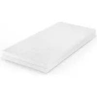 VitaliSpa Matelas en mousse froide Blanc 80x200cm H3 degré de dureté, 7 zones, Model 12342