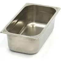 Maxima - Récipient Gastro Gastronorm - 1/3 GN - 10 cm de profondeur - Acier inoxydable