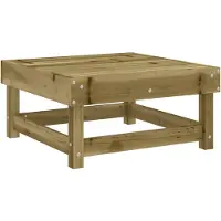 vidaXL Tabouret de jardin en pin imprégné