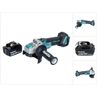 Makita DGA 521 M1X1 Meuleuse d'angle sans fil 18 V 125 mm X-LOCK Brushless + 1x batterie 4,0 Ah - sans chargeur