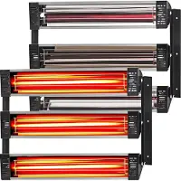 Vevor Lampe à polymérisation de peinture infrarouge 3000 W 2PCS pulvérisation