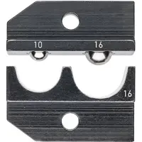 Knipex 97 49 16 Jeu de sertissage Cosses de câble isolées, connecteurs isolés 10 à 16 mm² Convient pour marque 97 43 200, 97 43 E, 97 43 E AUS, 97 43 E