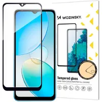Wozinsky Infinix Hot 12i 9H écran complet en verre trempé avec cadre, compatible avec les étuis, noir