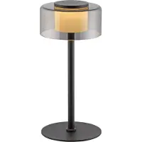 Paul Neuhaus Lampe de table noire Rika