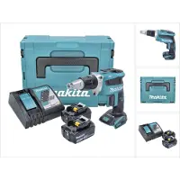 Makita DFS452RMJ Visseuse Plaquiste Sans-fil - 18V Li-ion - 2 Batteries 4,0 Ah - MAKPAC - Brushless