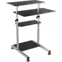 Vdd Bureau assis debout table d'ordinateur portable poste de travail - lutrin lutrin - mobile