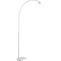 Globo Lighting Lampadaire en métal nickel mat, 1x E27