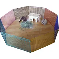 Kerbl Enclos extérieur pour petits animaux de compagnie 34x23cm Chromé