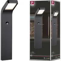 Paulmann LED Borne d'éclairage Kulma Détecteur de mouvement àcrépusculaire (IR) résistant à l'eau de mer