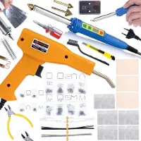 Rosfix Kit Blue Kong RBK120W – Poste à Souder Plastique 120 W avec Contrôle de Température 200 – 600 °C | Comprend Pince, Alimentation