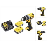 DeWalt Perceuse-visseuse sans fil DCD 791 P2 18 V 70 Nm Brushless + 2 batteries 5,0 Ah + chargeur