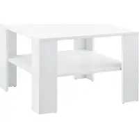 En.casa Table basse blanche Table d'appoint Table de salon Table de canapé Meubles []