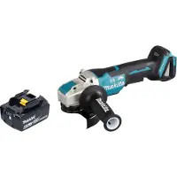 Makita DGA 520 G1X1 Meuleuse d'angle sans fil 18 V 125 mm X-LOCK Brushless + 1x batterie 6,0 Ah - sans chargeur