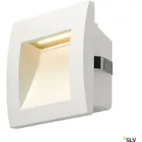 SLV Downunder Out S LED encastré mural IP55 alu 9x9 cm blanc