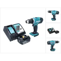 Makita Perceuse-visseuse sans fil DDF 453 RG1 18 V 42 Nm + 1 batterie 6,0 Ah + chargeur