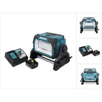Makita DML 809 RM1 Projecteur de chantier LED sans fil 18 V 10000 lm + 1x batterie 4,0 Ah + chargeur