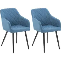 CLP lot de 2 chaises de salle à manger Shila