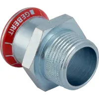 Geberit GE Mapress acier au carbone, transition, d35 mm x R1 1/2, galvanisé, 1 pièce.