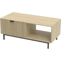 Vicco Table basse Lennox Chêne 110x50cm, Model 51685