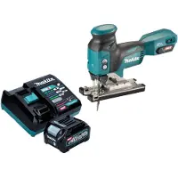 Makita JV 001 GD101 Scie sauteuse sans fil 40 V max. 135 mm Brushless + 1x batterie 2,5 Ah + chargeur