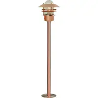 Nordlux Lampe sur pied Blokhus, cuivre