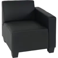Mendler Canapé-élément Lyon, élément latéral droit, modulaire, simili-cuir