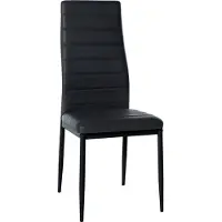 CLP Chaise de salle à manger Mayfair, gris, en similicuir