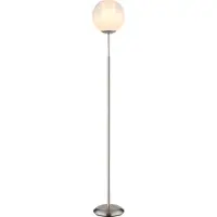 Globo Lighting Lampadaire en métal nickel mat, 1x E27