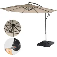 MCW Parasol déporté Terni Ø 3m inclinable