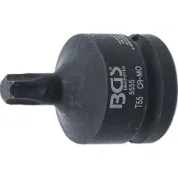Bgs Embout de force entraînement carré intérieur 20 mm (3/4") profil T (pour Torx) T55 - 5555