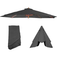 Mendler Toile de rechange pour parasol Lisbonne Ø 3,5m