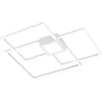 TRIO Plafonnier moderne à encastrer LED HYDRA blanc 676240431