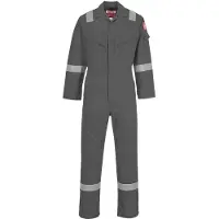 Portwest Combinaison Fr Legère Antistatique 280g Couleur : Gris Taille Xl -