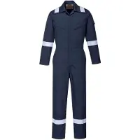 Portwest FR51 Bizflame Plus Damenoverall 350 g Navy Gr. XL