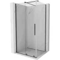 Mexen Velar Cabine de douche 110x80cm, Gun Grey, coulissante