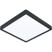 Eglo LED Plafonnier Fueva 5, 28,5 cm, plafonnier en saillie, plafonnier de salle de bain, lampe de salle de bain, lampe LED en saillie blanc neutre, IP44, lampe de salle de bain