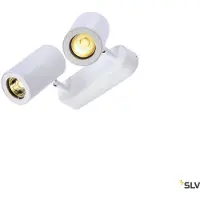 SLV Enola B spot mural et de plafond à 2 flammes blanc GU10